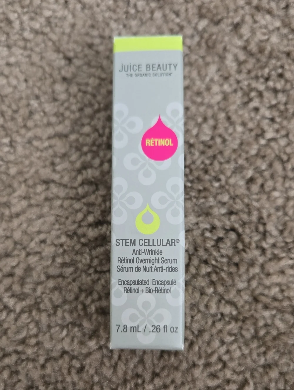 Juice Beauty Stem Cellular Retinol Overnight Serum .26 FL OZ Trial Size